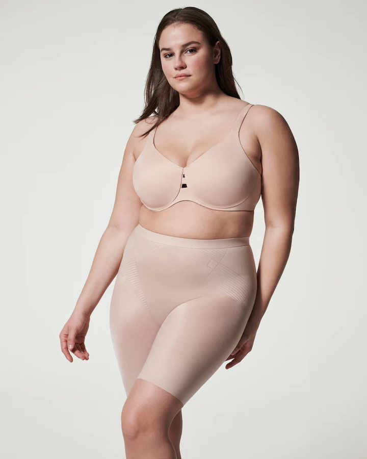 Thinstincts 2.0 Mid Thigh Short Champagne Beige