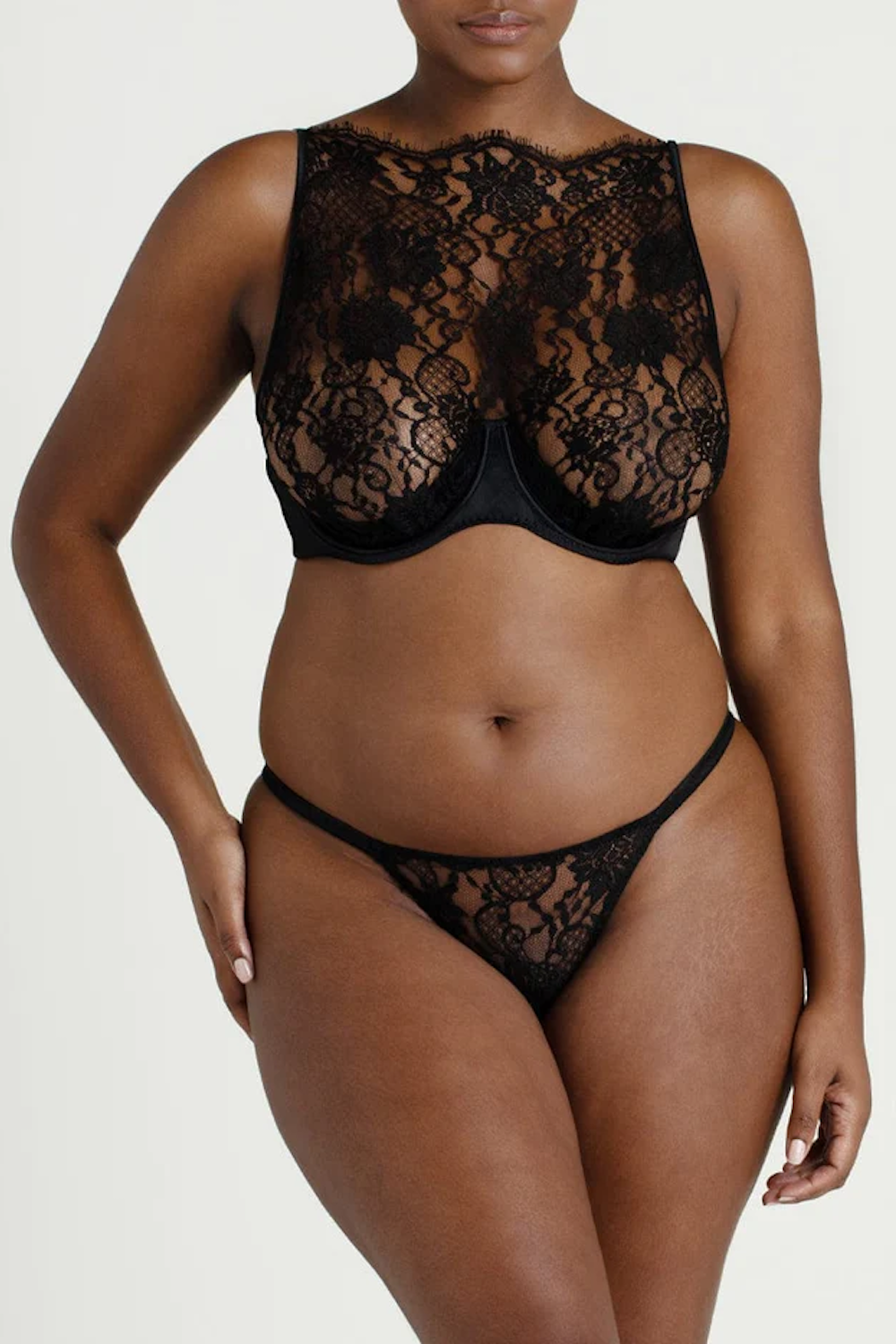 Hera Brazilian Knicker Black