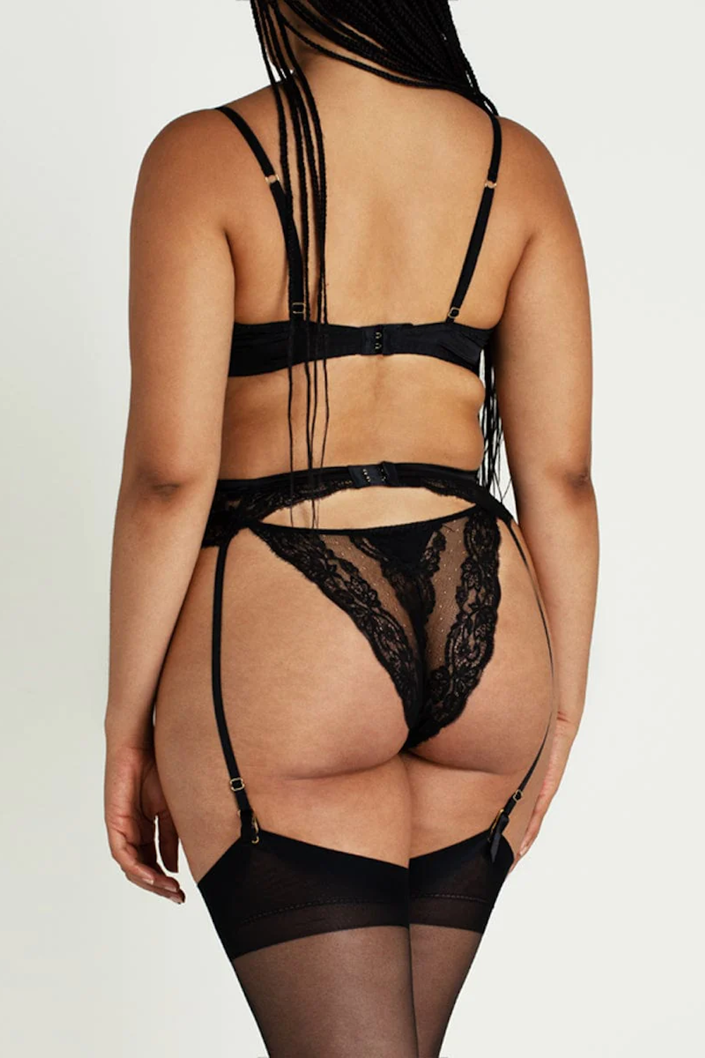Seraphine Plunge Bra Black