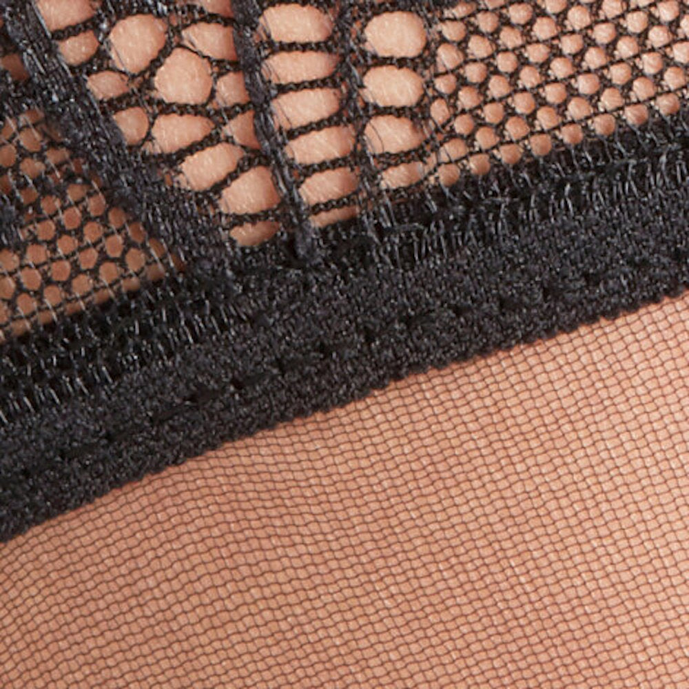 Matt Deluxe 20 DEN Women Stay Ups Black