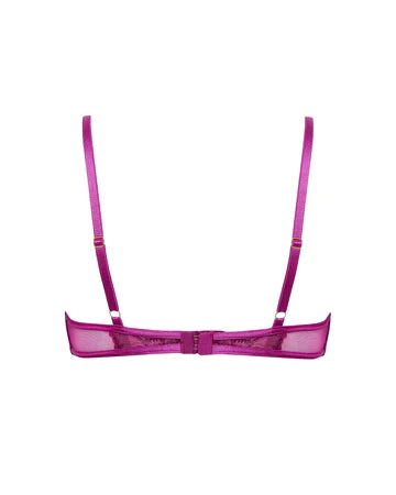 Catalina Wired Bra Bright Violet/Sheer