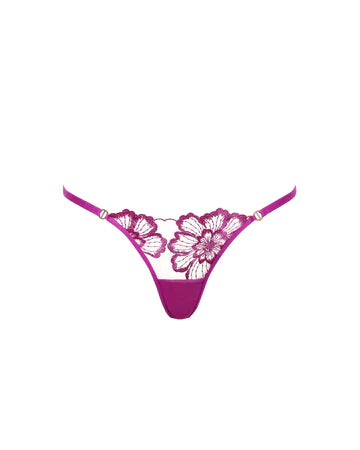 Catalina Thong Bright Violet/Sheer