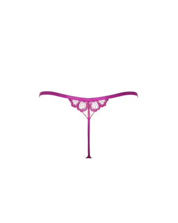Catalina Thong Bright Violet/Sheer