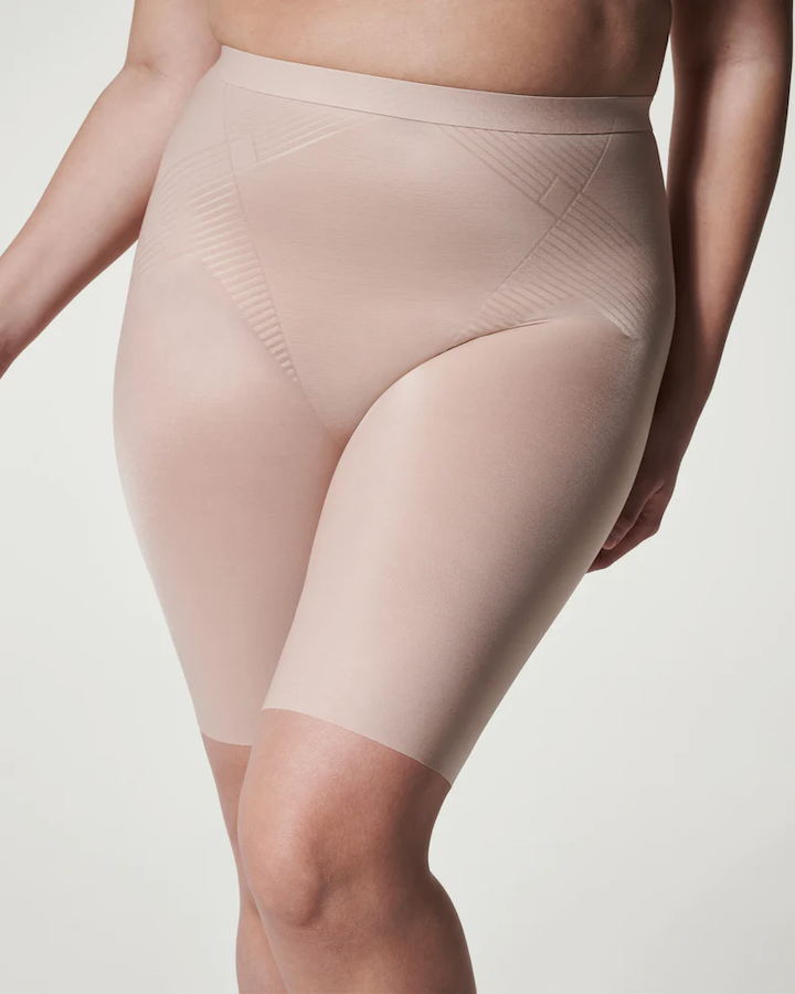 Thinstincts 2.0 Mid Thigh Short Champagne Beige