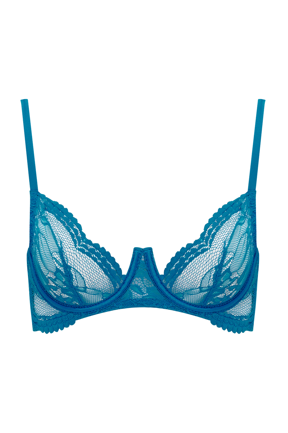 Elise Plunge Bra Blue