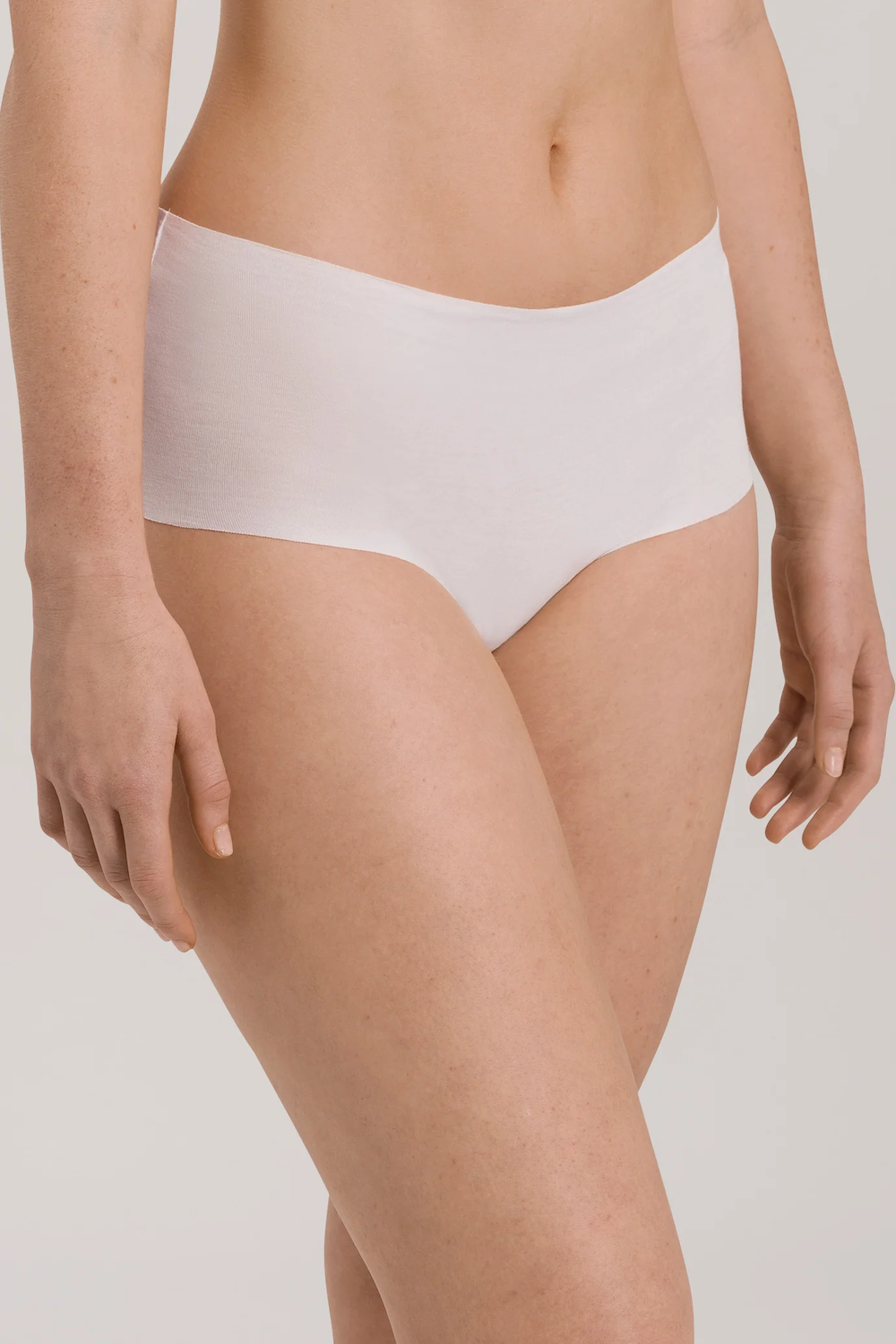 Invisible Cotton Maxi Briefs White