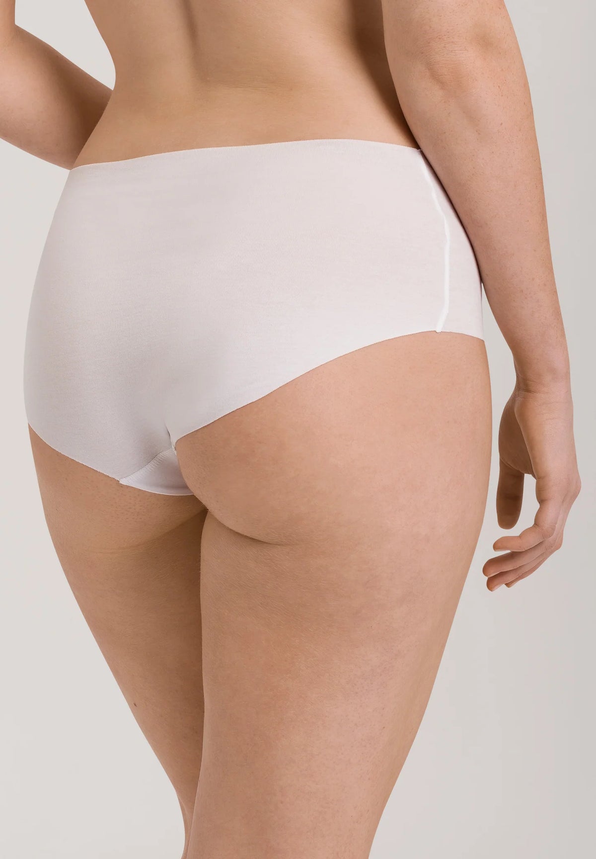 Invisible Cotton Maxi Briefs White