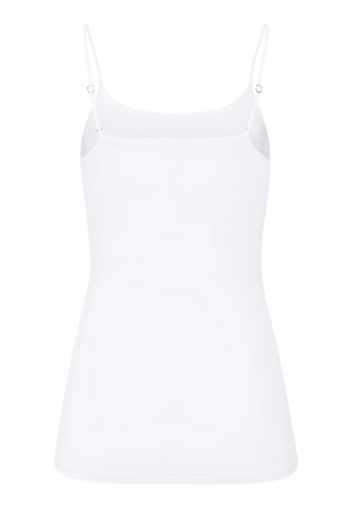 Soft Touch Spaghetti Top White