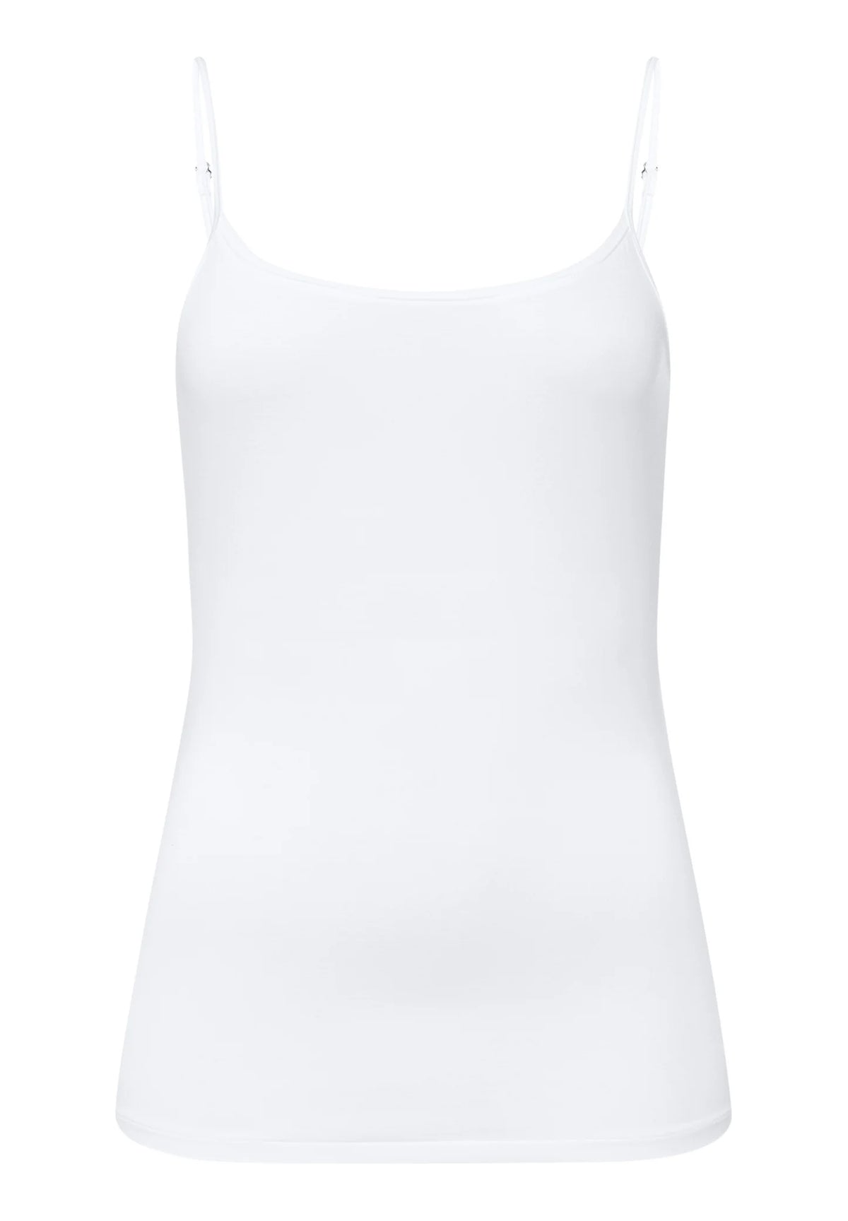 Soft Touch Spaghetti Top White