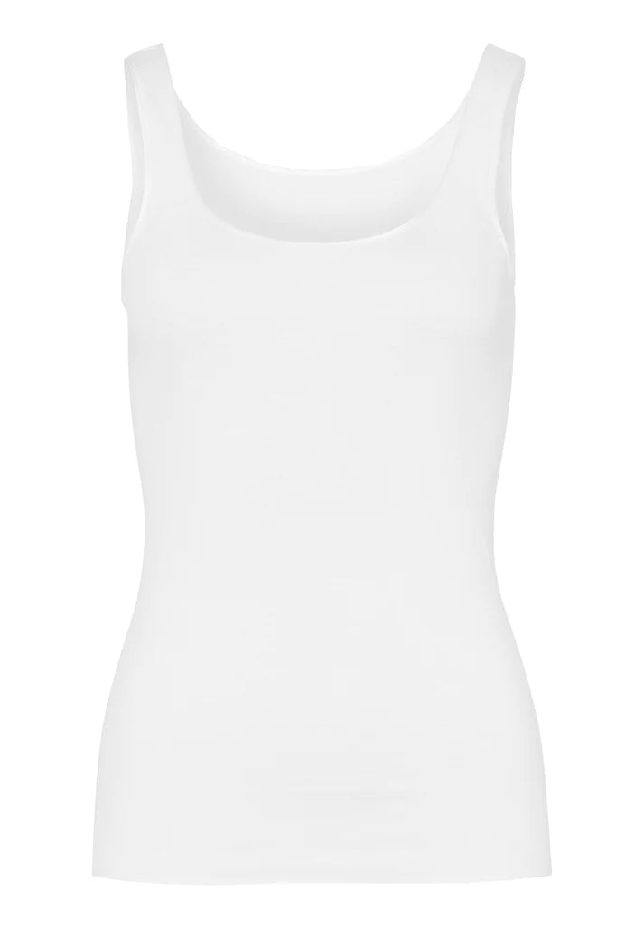 Cotton Seamless Tank Top White