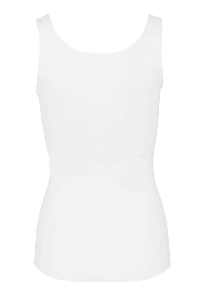 Cotton Seamless Tank Top White