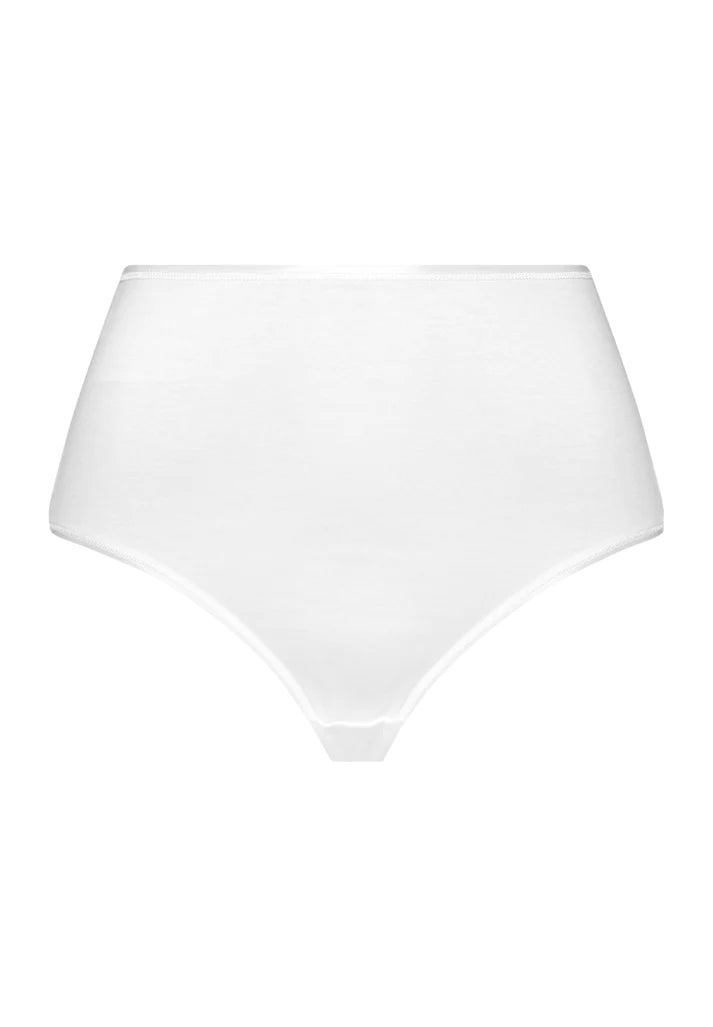 Cotton Seamless Maxi Briefs White