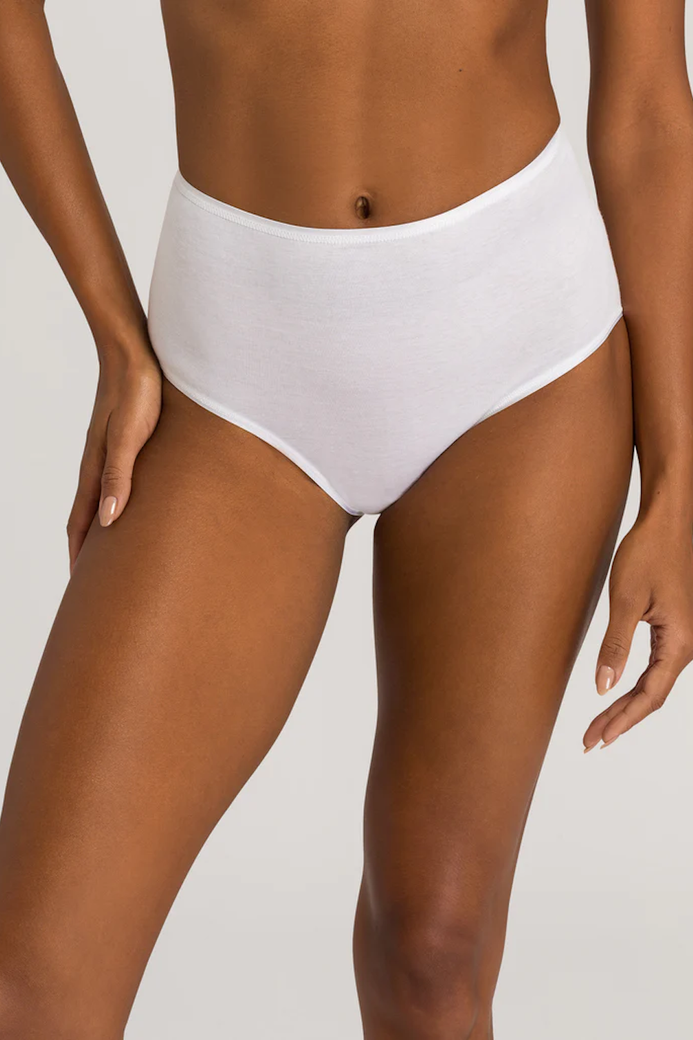 Cotton Seamless Maxi Briefs White
