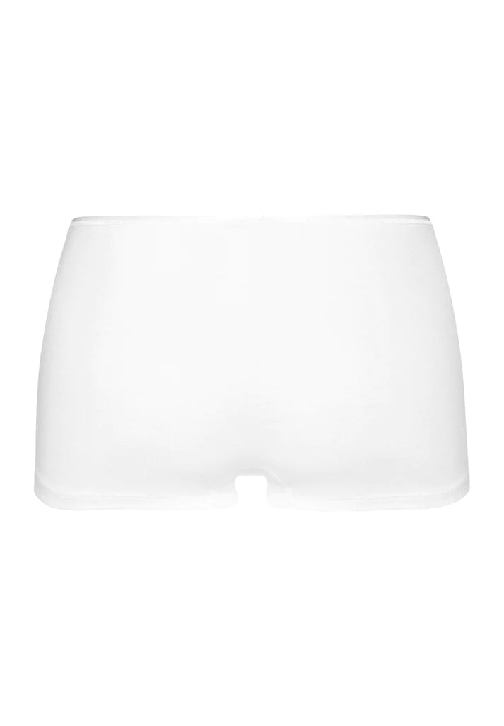 Cotton Seamless Shortleg Pant White