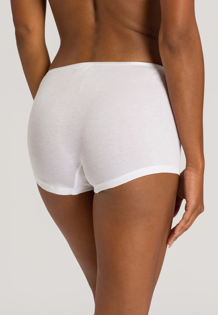 Cotton Seamless Shortleg Pant White