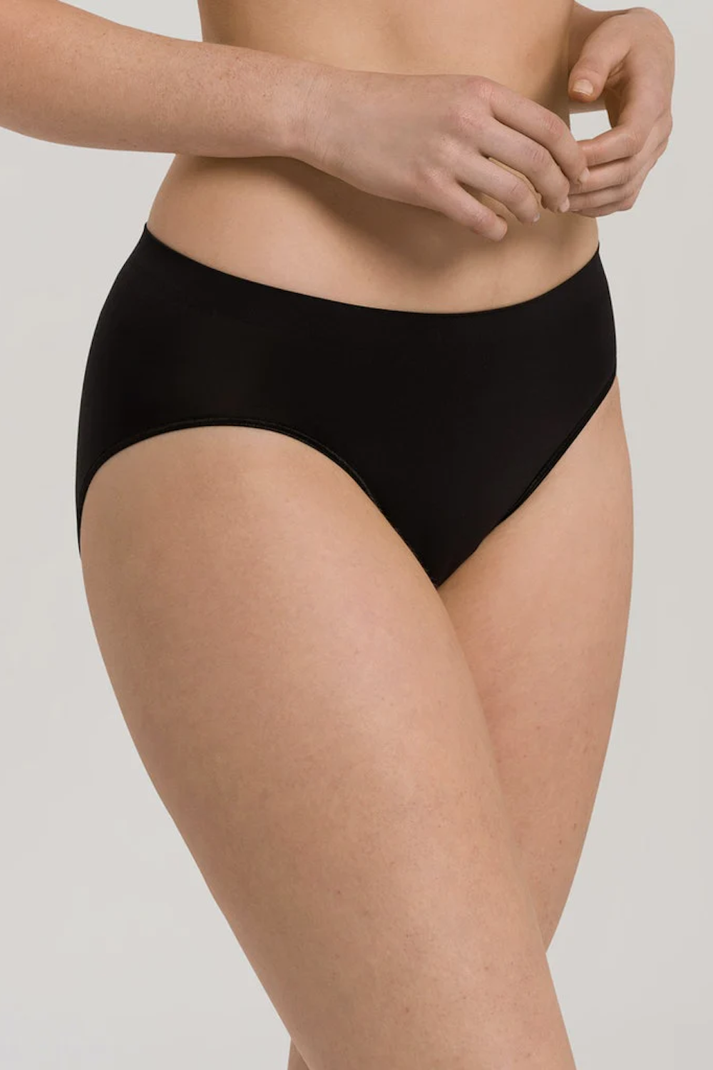 Touch Feeling Midi Briefs Black