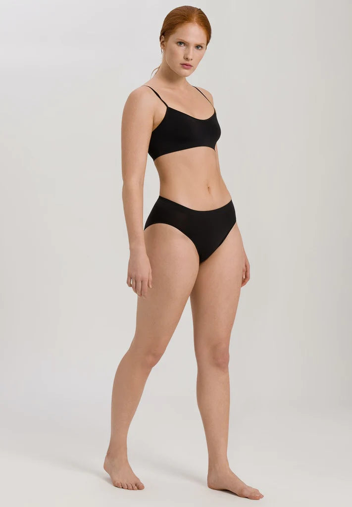 Touch Feeling Midi Briefs Black
