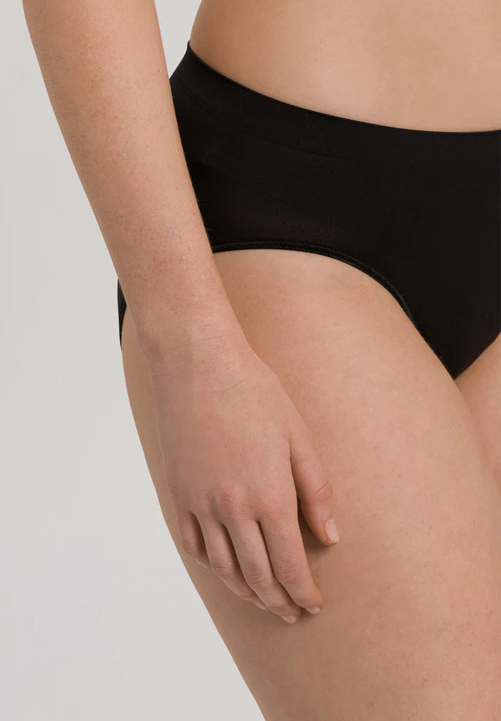 Touch Feeling Midi Briefs Black