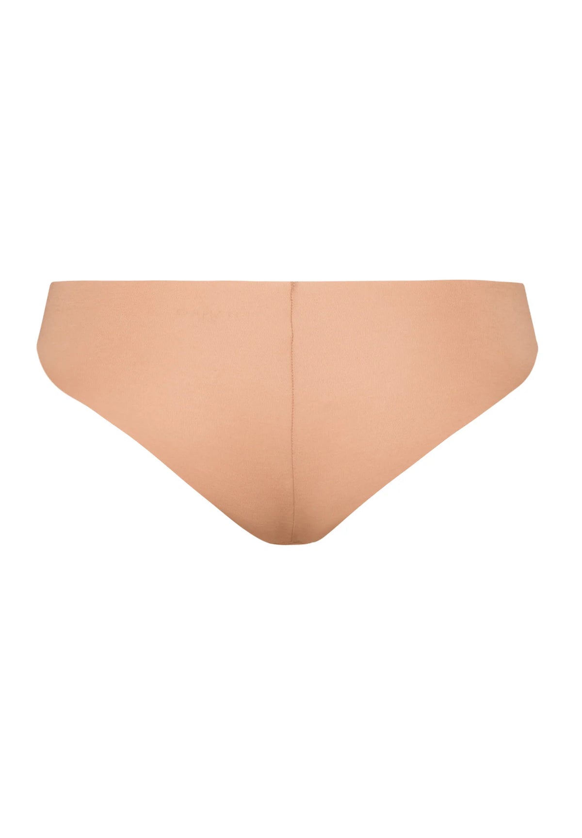 Invisible Cotton Brazilian Panty Beige