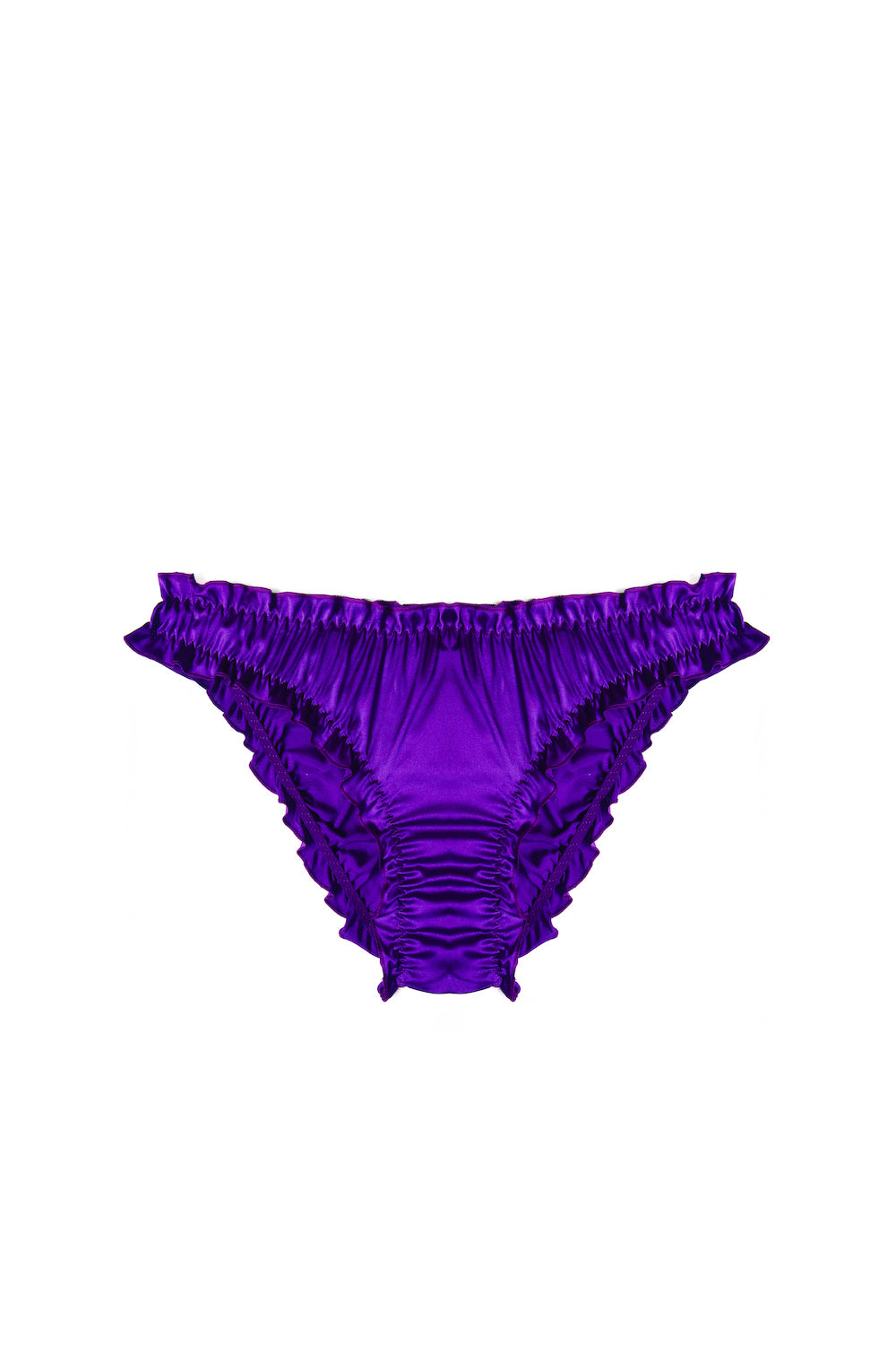 Lombard Street Ruffle Brief in Purple