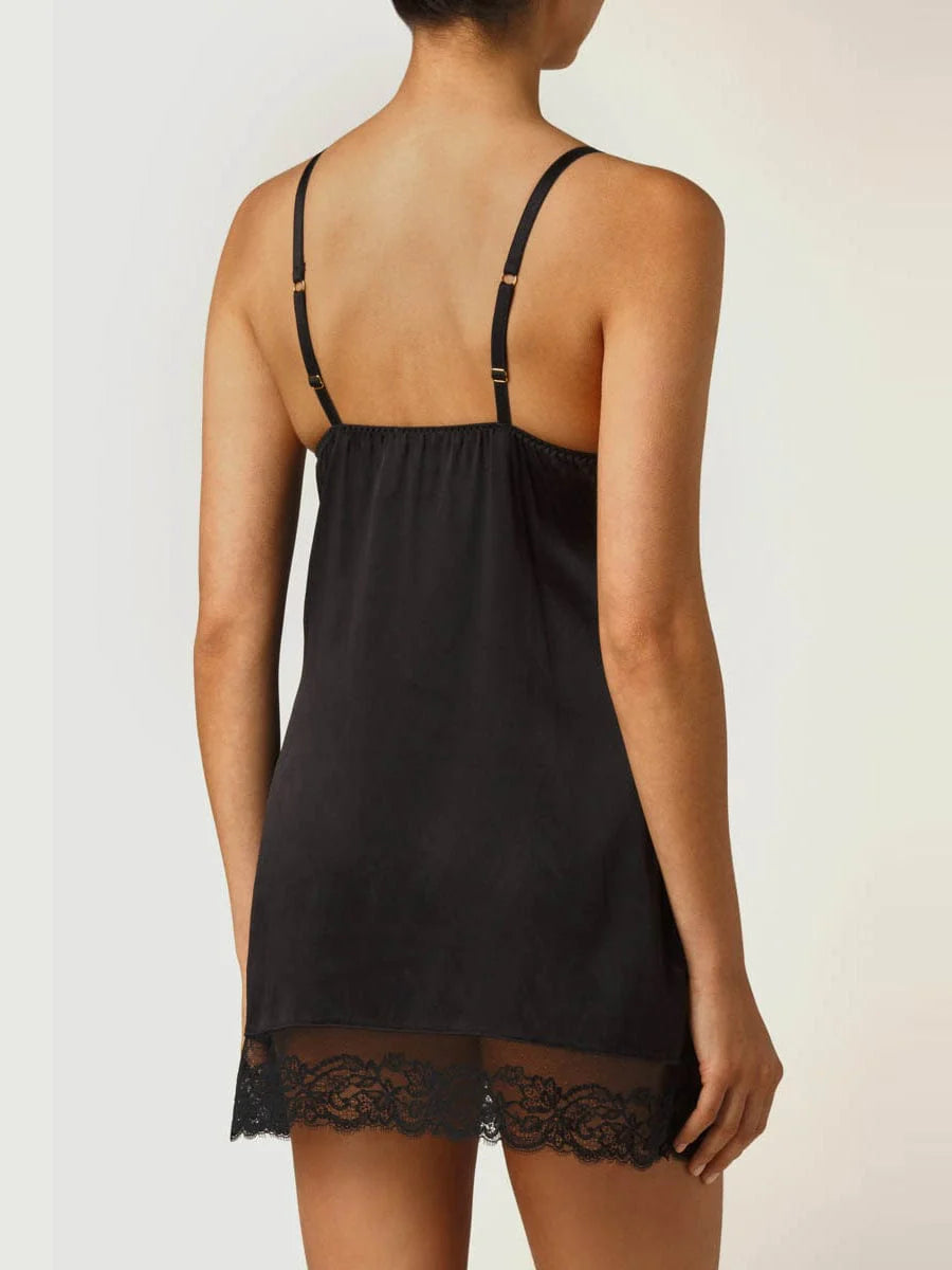 Seraphine Slip Black