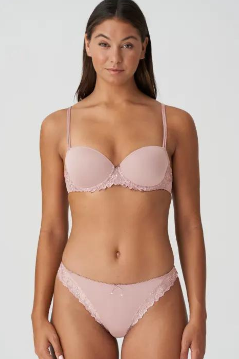 Jane Padded Balcony Bra Bois De Rose