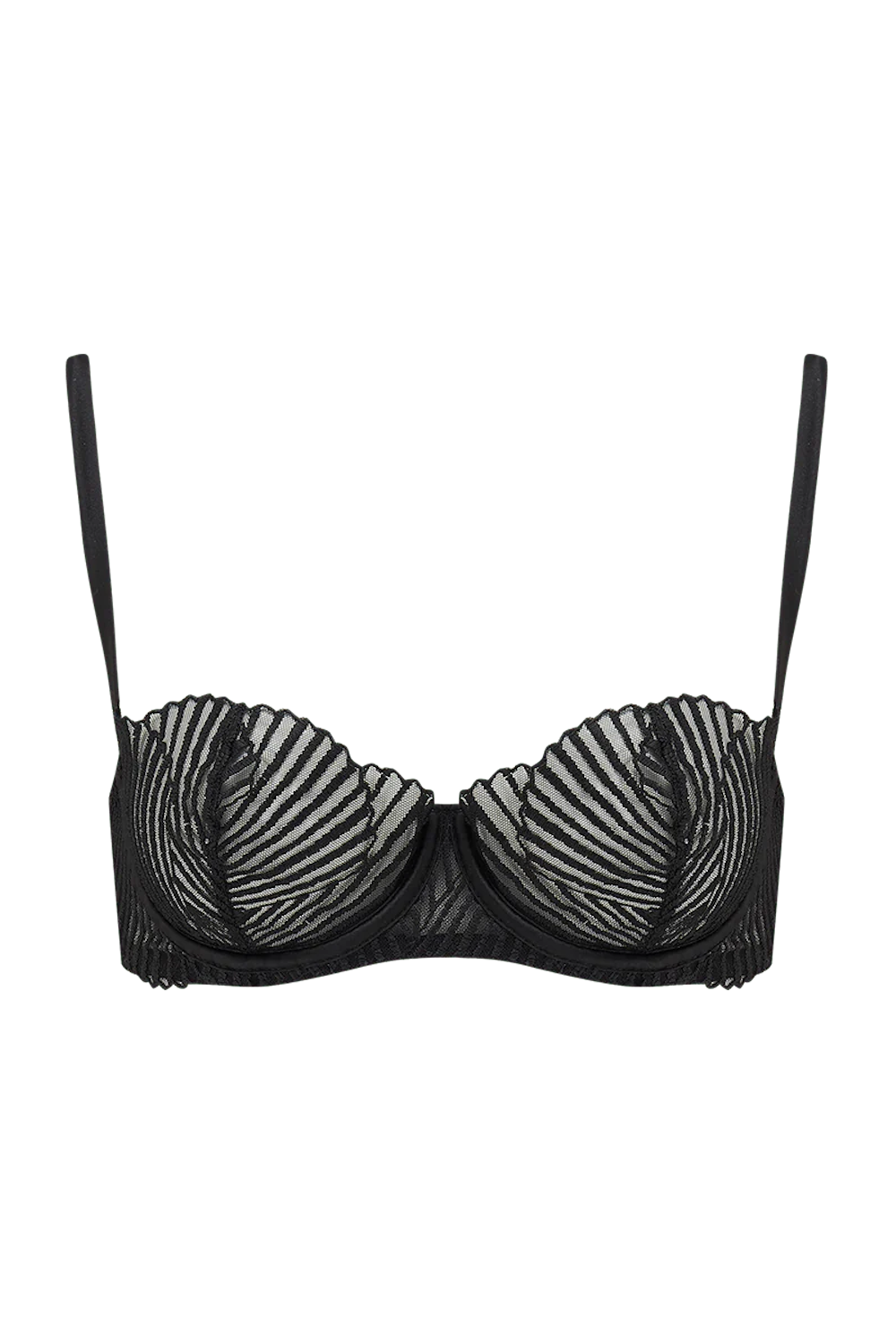 Athena Balcony Bra Black