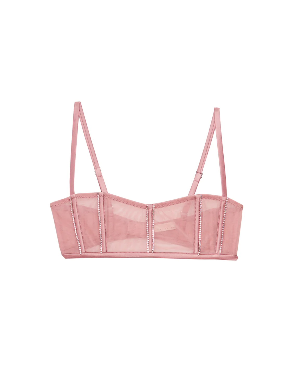 Brilliant Boned Bralette Rose Gold