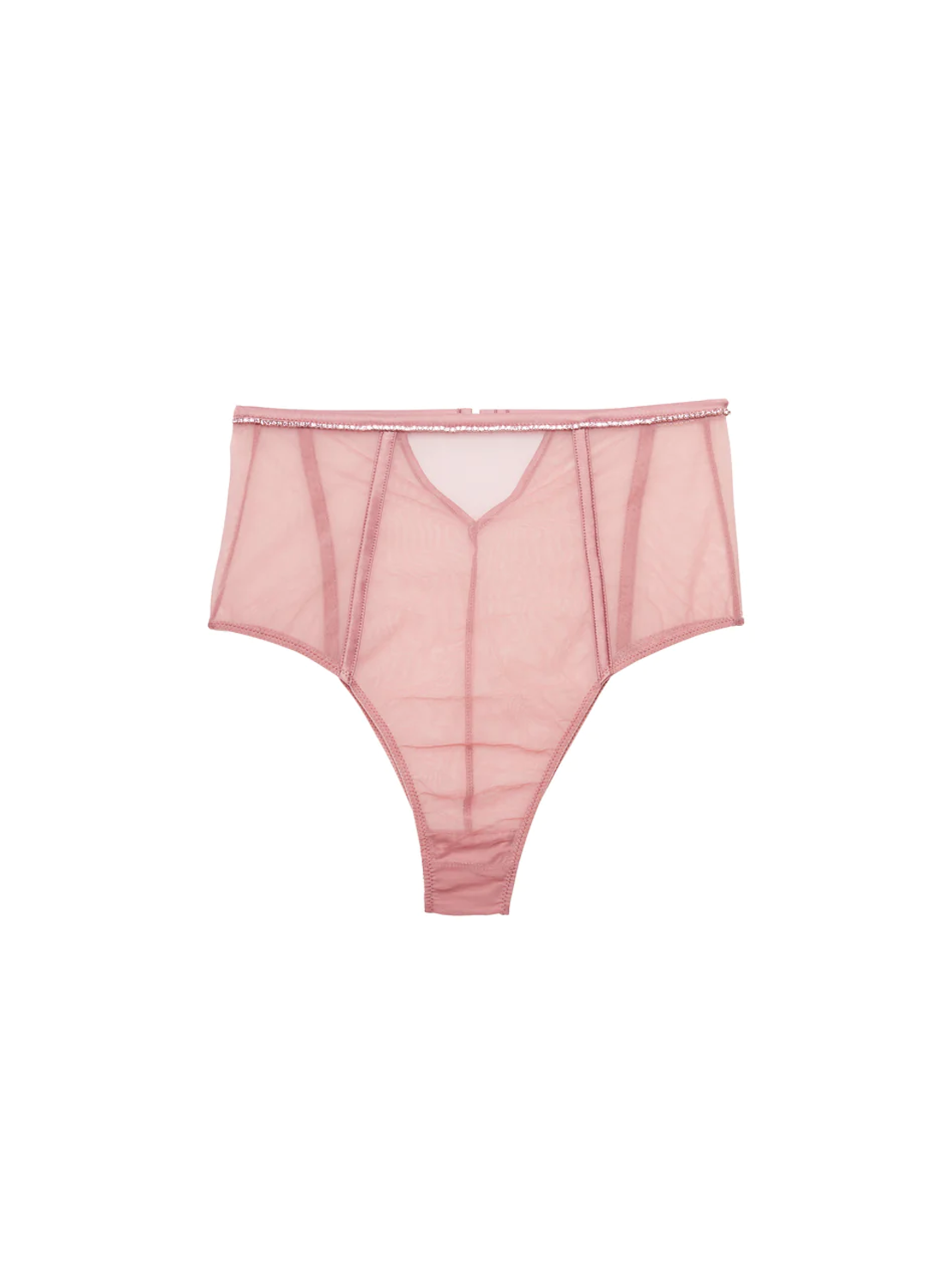 Brilliant High Waist Cheeky Rose Gold
