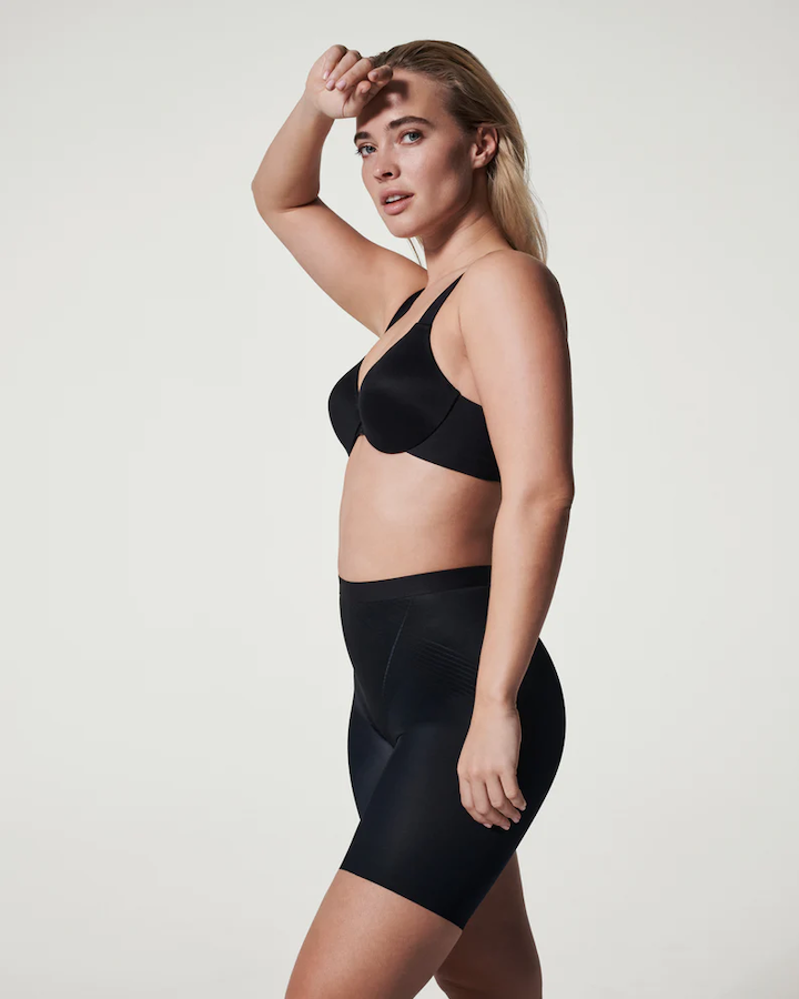 Thinstincts 2.0 Mid Thigh Short Very Black