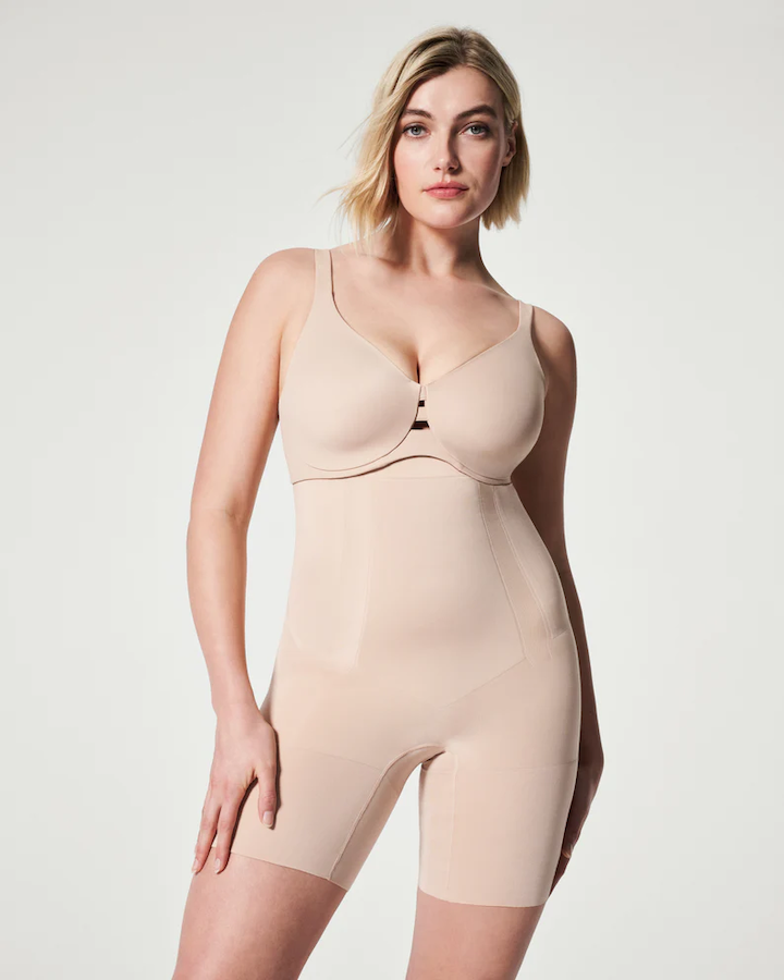 Oncore High-Waisted Mid-Thigh Short Soft Nude