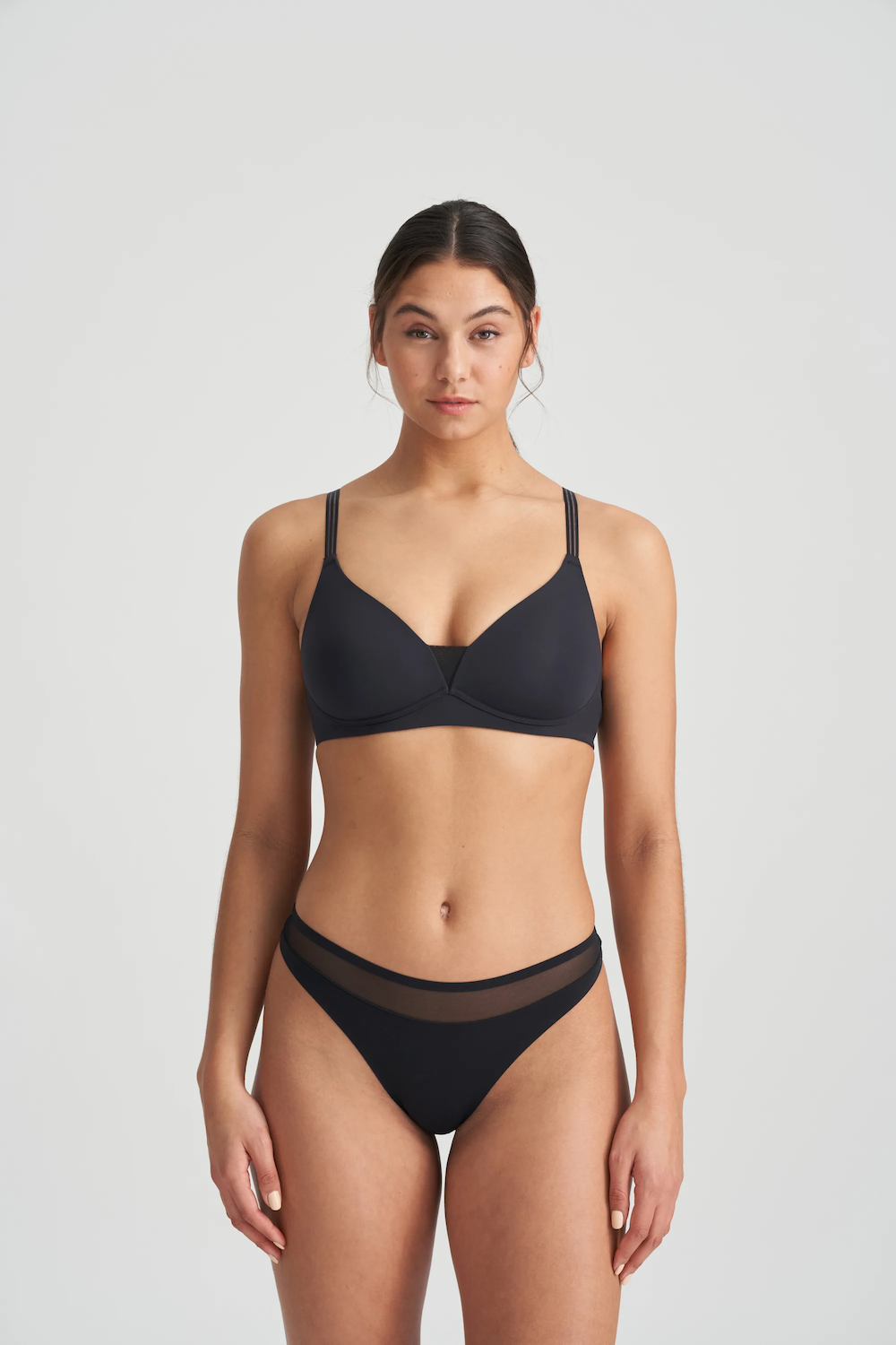 Louie Full Cup Bra Wireless Black