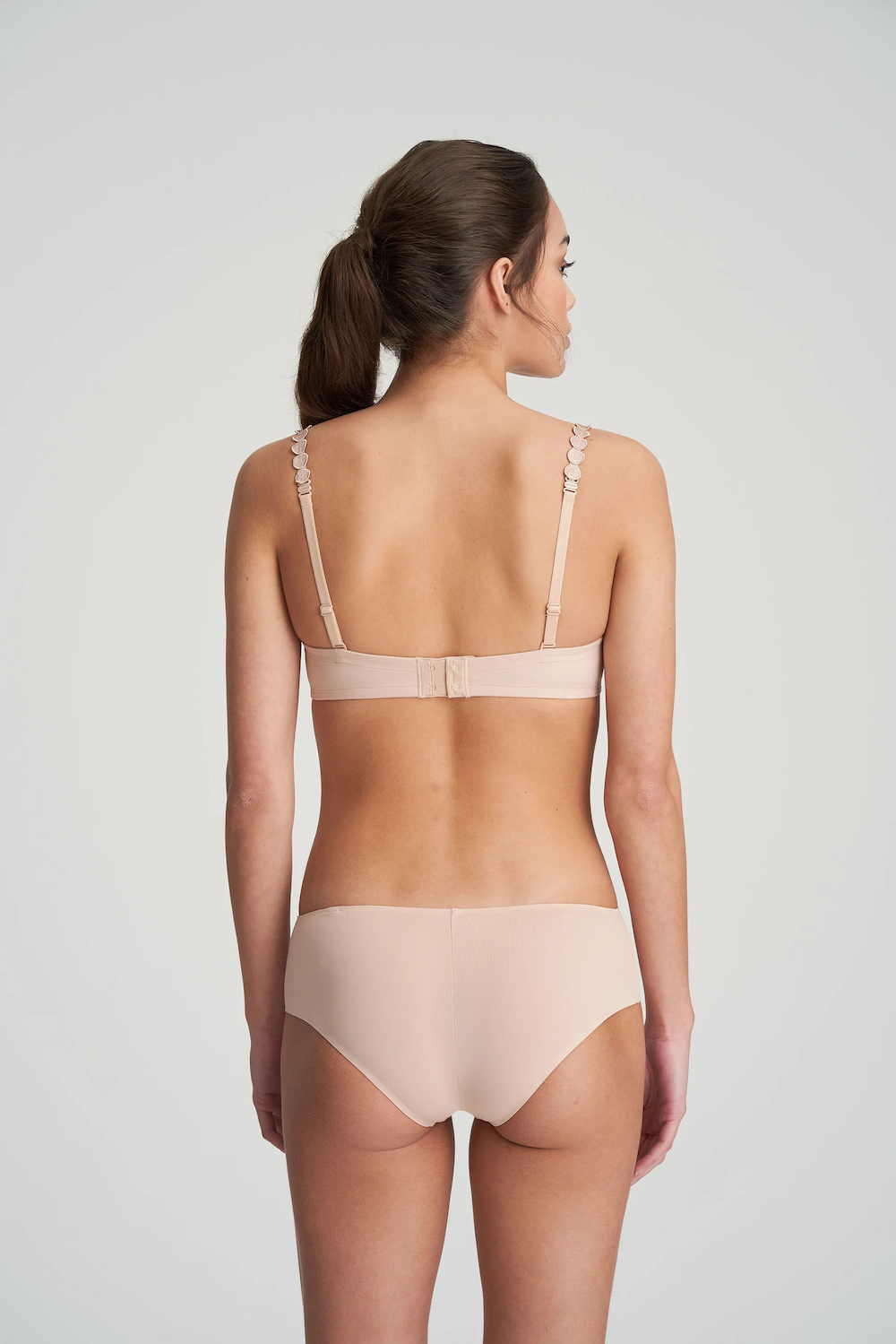Tom Padded Bra Strapless Caffé Latte