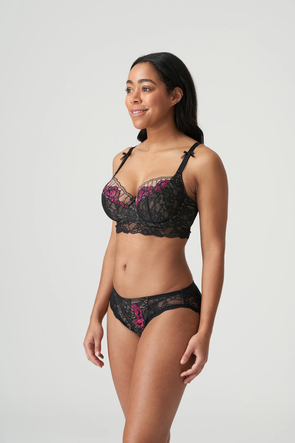 Pleasanton Balcony Bra Tulip Seam Black