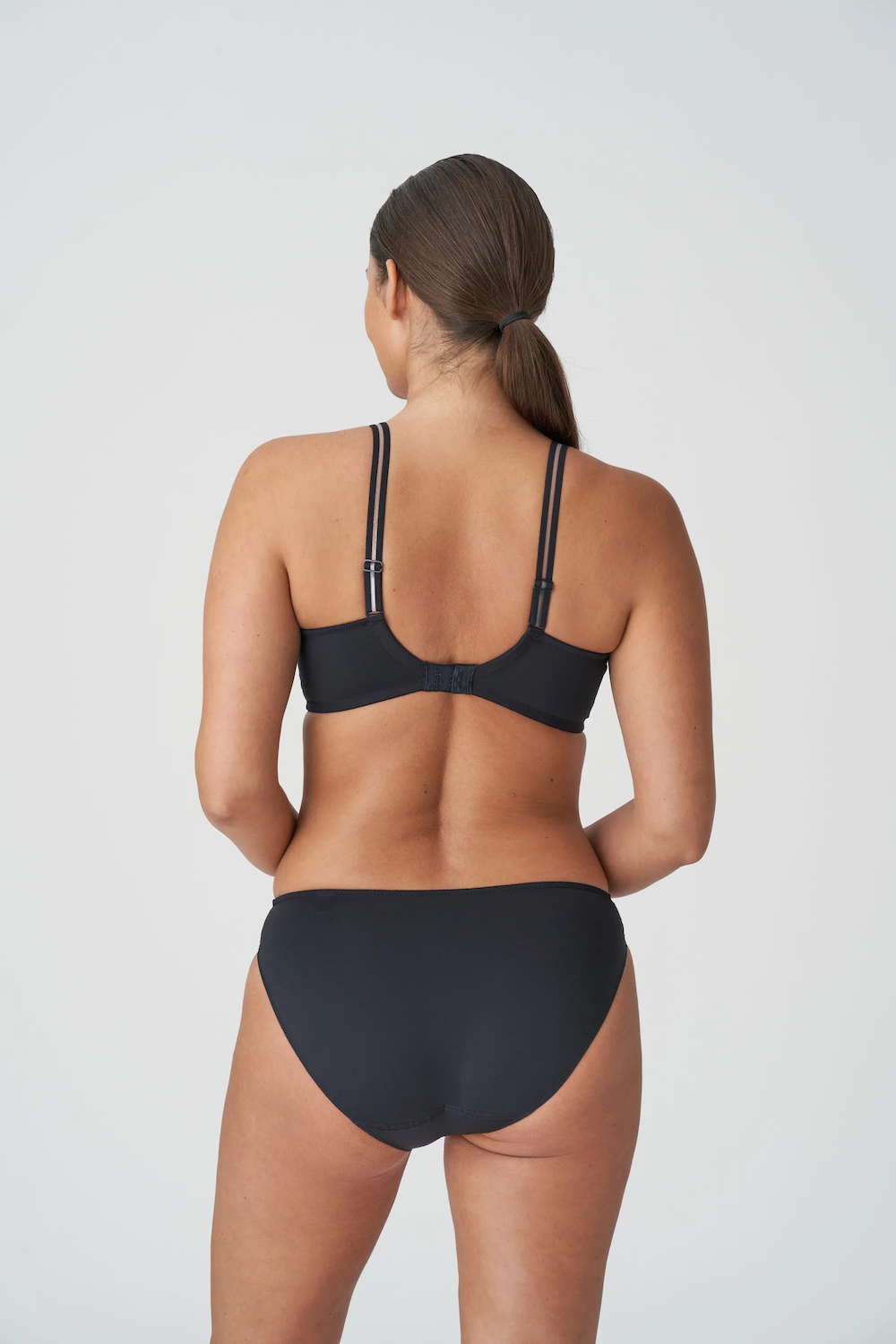 Twist East End Full Cup Bra Charcoal