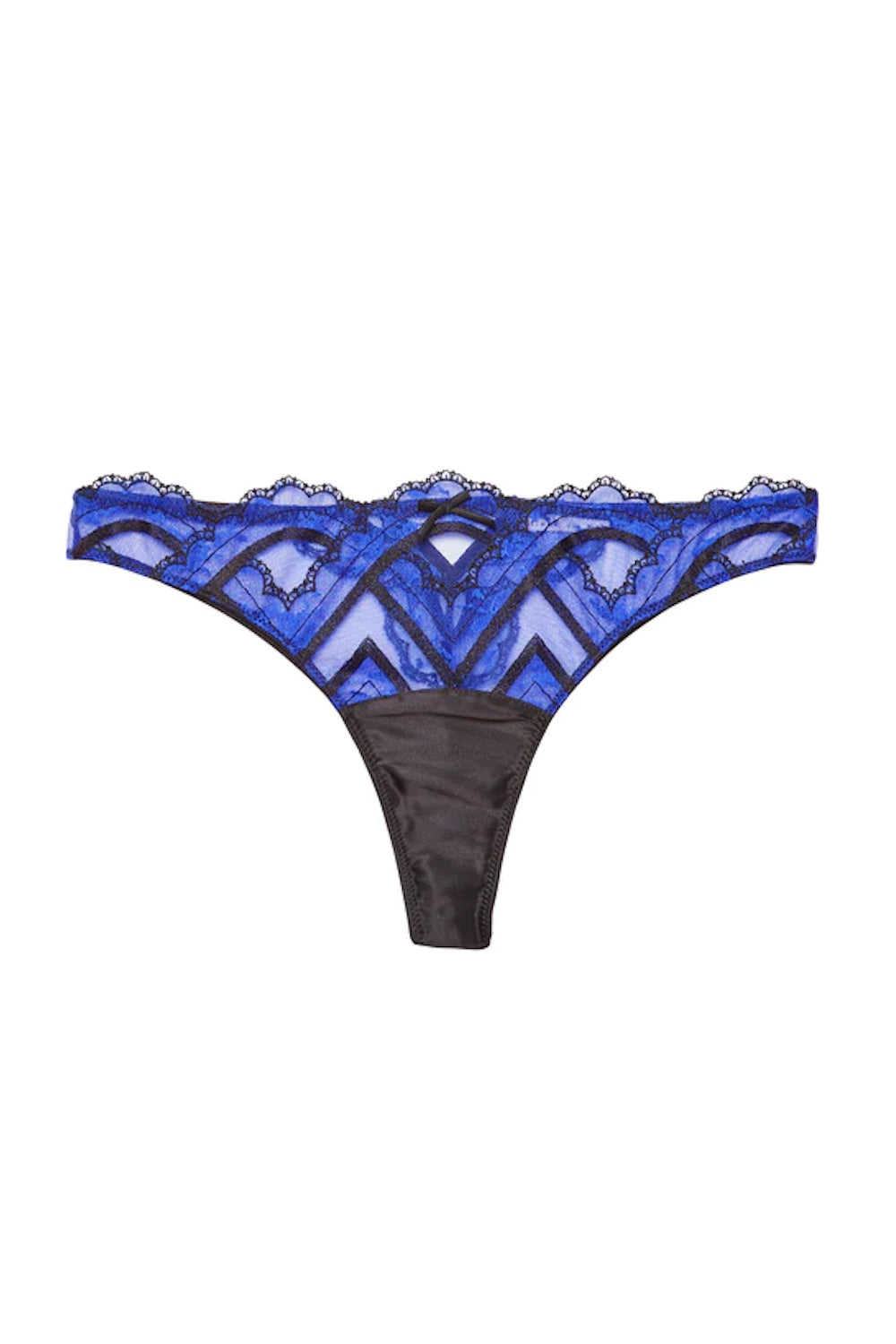 Hendrix Embroidery Cheeky Black
