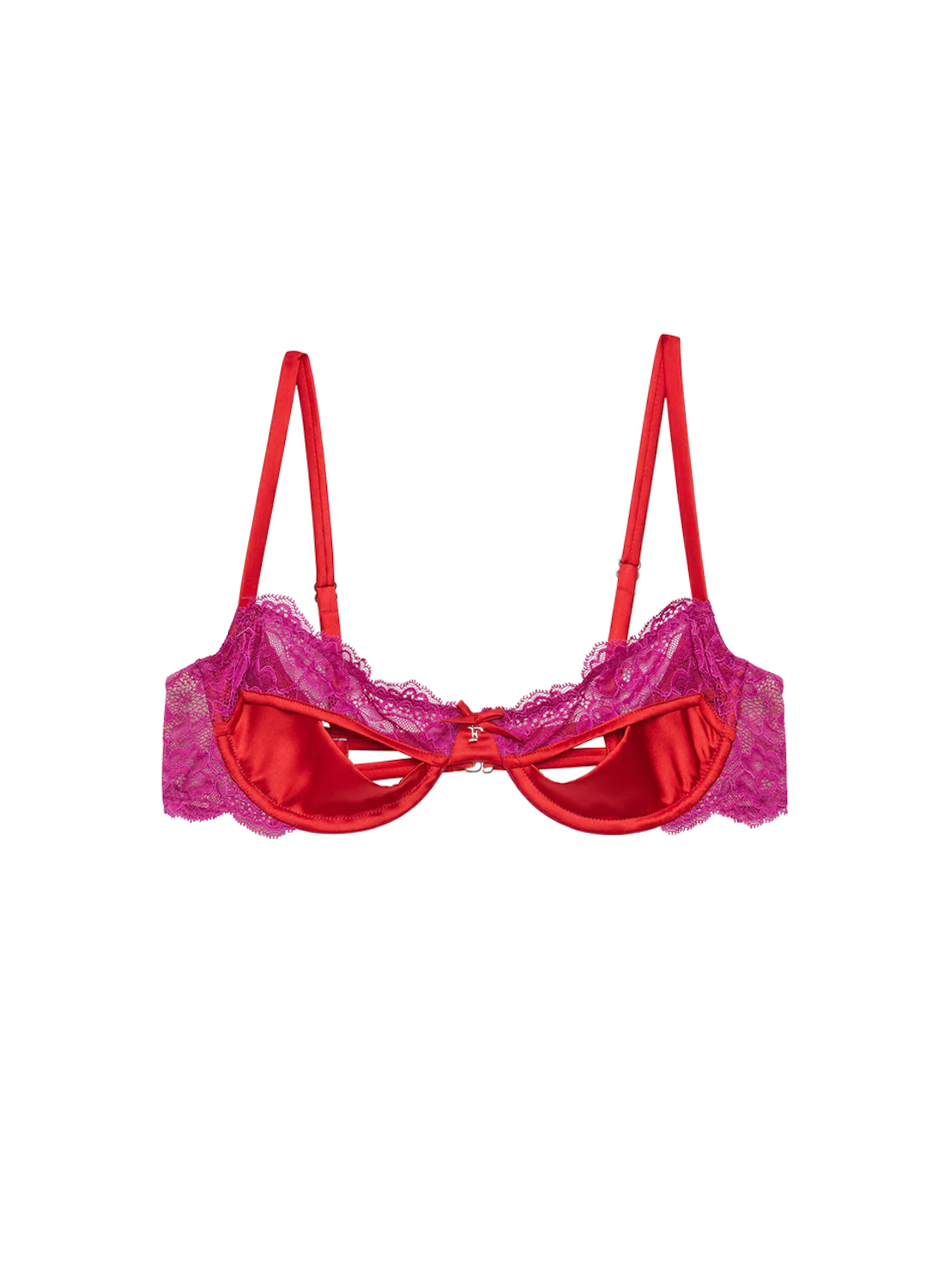 Naomi Lace Cutout Balconette Bra Vixen