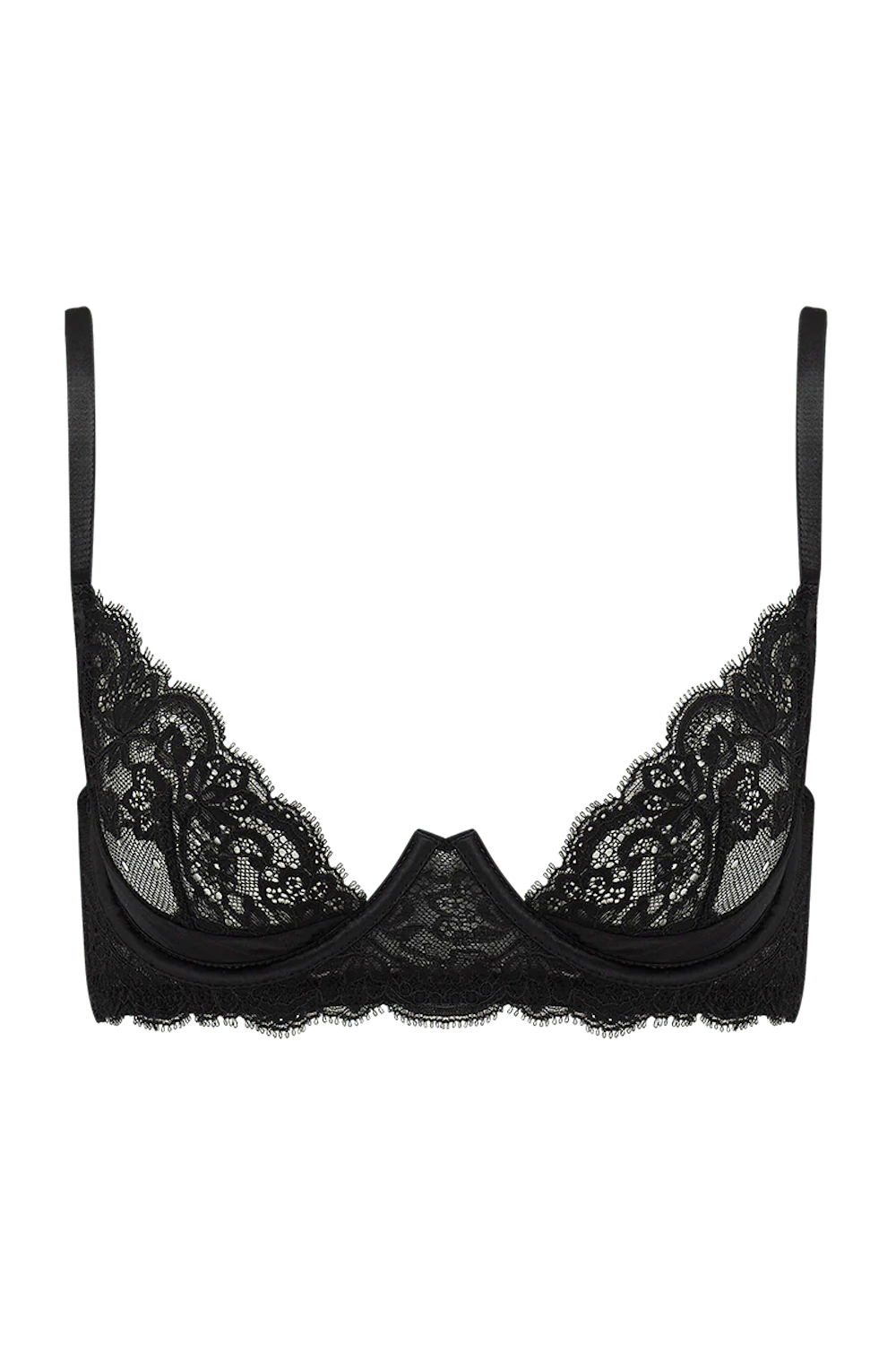 Seraphine Plunge Bra Black