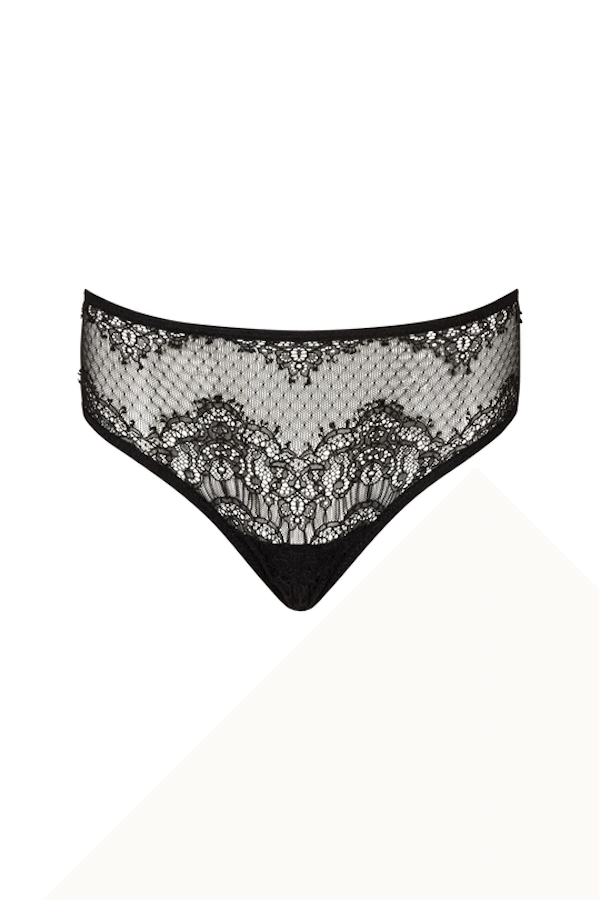 Amalfi Nero Cheeky Panties