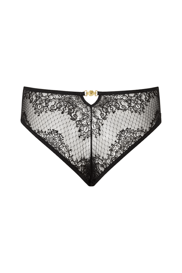 Amalfi Nero Cheeky Panties