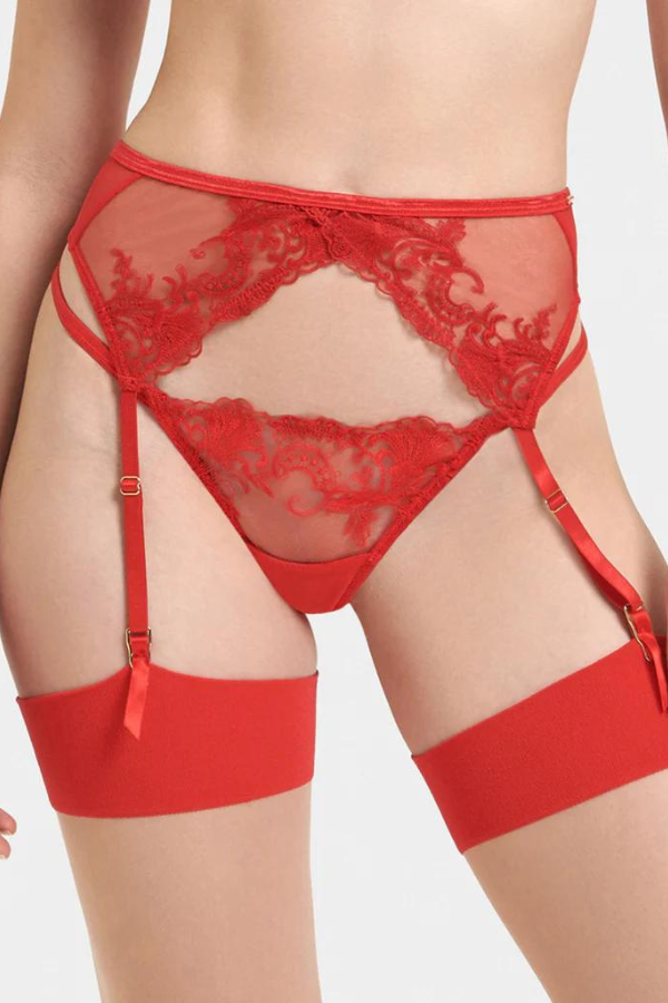 Marseille Suspender Red